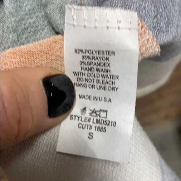 Lovely Melody Multi Stripe L/S Crew Neck Tunic - Picture 5 of 7